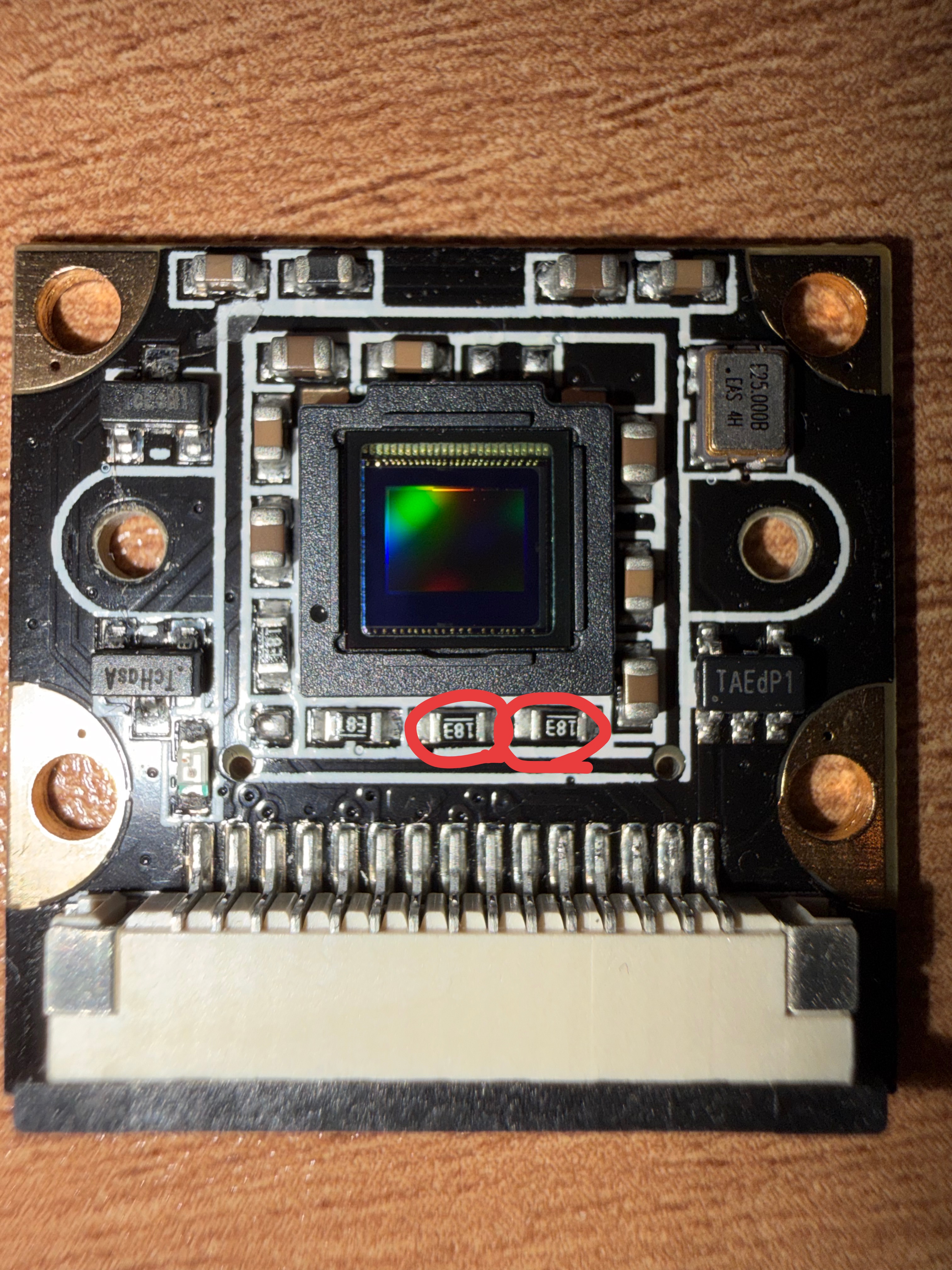 Image sensor closeup